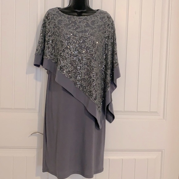 Asymmetrical Overlay Dress (Poncho Dress) Sz 8 $15 dresses if you buy 2 or more - Picture 1 of 3